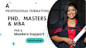 proofread and format phd, masters, and MBA research proposals and reports