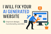 fix your ai generated website