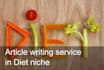 write a 500 words article on diet or health subject