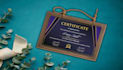 professional certificate of appreciation design