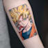 make comic cartoon anime tattoo design
