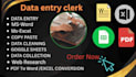 be your fast data entry clerk for excel, word, and google sheets
