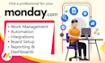 setup monday CRM make com made come ai agent clickup monday com click up