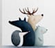 draw an eyecatchy mascot, animal cartoon character