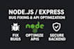 fix and optimize your nodejs express rest apis