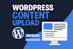 upload and format content on your wordpress site professionally