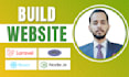 build website in vue js, react js, node js, firebase and website design
