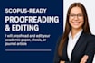 proofread and edit your academic paper, thesis, or journal article