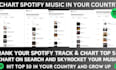 do spotify promotion, chart spotify apple music to top 100 with non drop streams