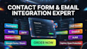 do contact us forms submissions, create web forms,fix forms related issues
