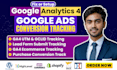 set up google ads conversion tracking, utm, gclid, analytics 4 by tag manager