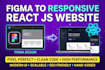 convert figma to a responsive react js website