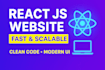 develop fast, scalable react js websites with clean code