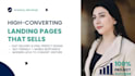 design and code a high converting landing page with HTML CSS js bootstrap