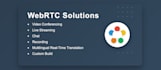 build webrtc video calling, conferencing and live streaming