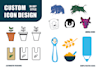 create modern and unique icons in any style