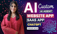 develop ai apps, ai saas,ai website and ai bots