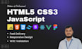 convert figma to html css and js bootstrap 5 tailwind css