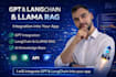integrate gpt and langchain with llama rag into your app