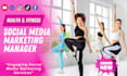 be your health and fitness, yoga, pilates, gym social media marketing manager