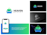 design marketplace app, shopping apps, and digital platform logo