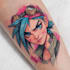 make comic cartoon anime tattoo design