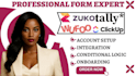 create zuko, clickup, wufoo, tally forms, surveys  workflow integrations