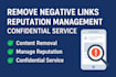 remove move back bad links from google legally UK australia USA