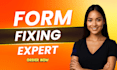 create or fix wordpress form using contact form 7, formidable, gravity form