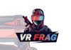 design minimal VR shooter played logo