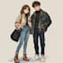 custom anime couple illustration  perfect gift