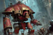 make a warhammer character illustration