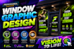 create outstanding window graphics shopfront or storefront