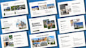 design corporate canva, ppt slides deck and custom presentation template