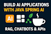 build ai applications with java spring ai