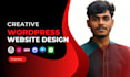 create wordpress website design, redesign wordpress business website development