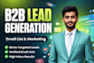 b2b lead generation for targeted b2b leads, business lead and linkedin leads