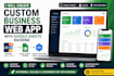 create a custom business web app with google sheets backend