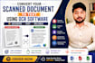 convert your scanned document to text using ocr software