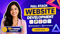 build custom website development, front end developer, full stack developer