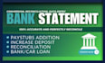 reconcile bank statement PDF to editable format
