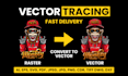 vector tracing, image vector file convert, logo to vector