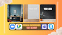 design virtual backgrounds for zoom in 2 hours