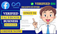 create a verified fb business manager and fb ads account