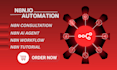 do n8n ai agent api integration workflow make com zapier automation tutorial