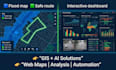 create webgis maps, spatial analysis and geoai solutions