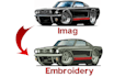 do embroidery digitizing logo into dst pes emb jef files