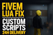 create custom fivem scripts in lua for your server