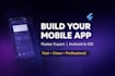 develop cross platform mobile app using flutter or react native