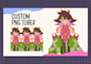 draw custom half body pngtuber